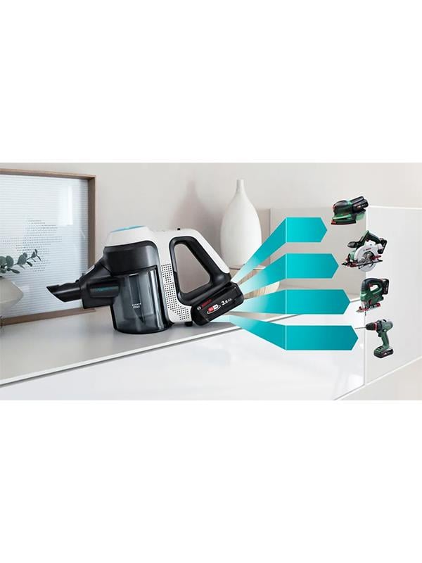 Bosch BCS71HYG1 Şarjlı Dik Süpürge Aqua Beyaz