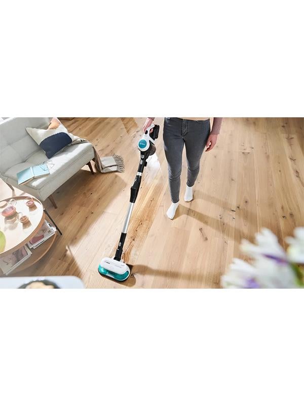 Bosch BCS71HYG1 Şarjlı Dik Süpürge Aqua Beyaz