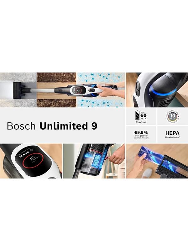 Bosch BCS931WBA Şarjlı Süpürge Beyaz