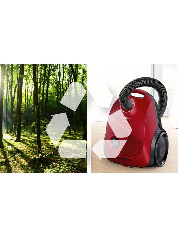 Bosch BGBS2RD1 Toz Torbasız Süpürge Kırmızı