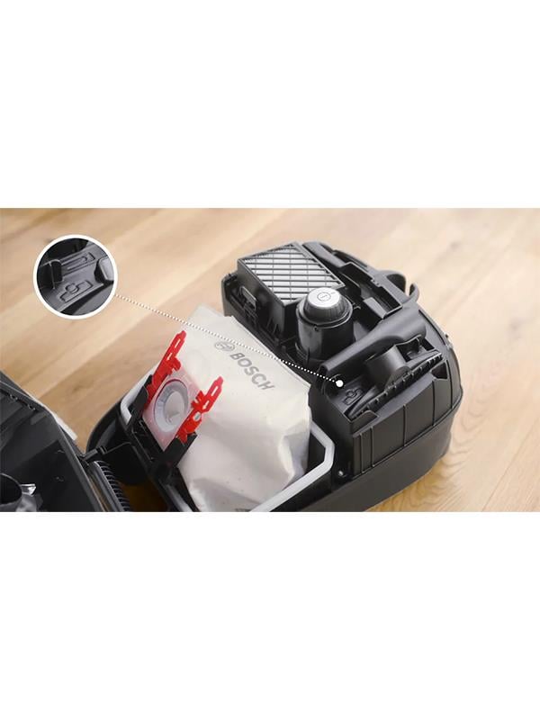 Bosch BGL41PET2H Toz torbalı Süpürge ProAnimal Kırmızı