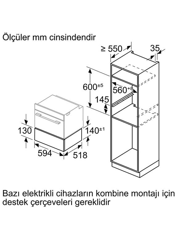 Bosch BIC7101B1 Sıcak Tutma Çekmecesi