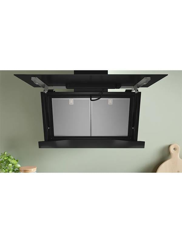 Bosch DWK91LT60 90 cm Duvar Tipi Davlumbaz Siyah Cam