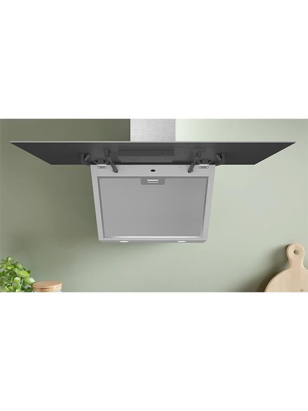 Bosch DWK97PJ20T Duvar Tipi Davlumbaz 90 cm Beyaz Cam Yüzey, Beyaz