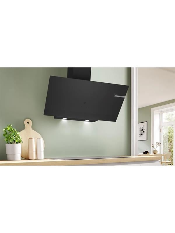 Bosch DWK97PJ60T 60 cm Duvar Tipi Davlumbaz Siyah Cam