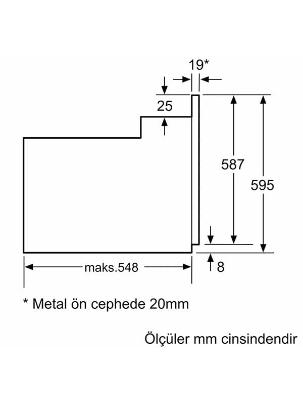Bosch HBJ559EB6T Home Connect Ankastre Fırın Siyah