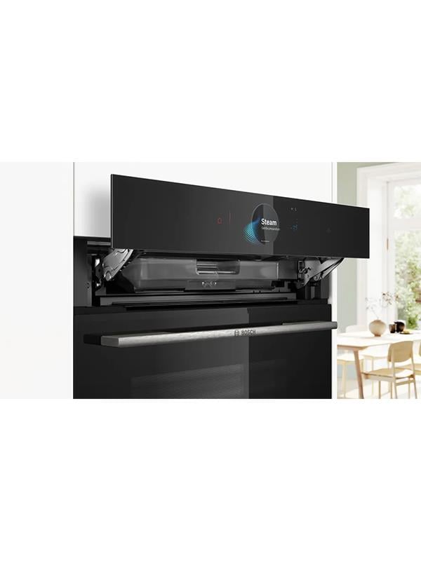 Bosch HSG7584B1 Buharlı Ankastre Fırın, 60x60cm, Siyah