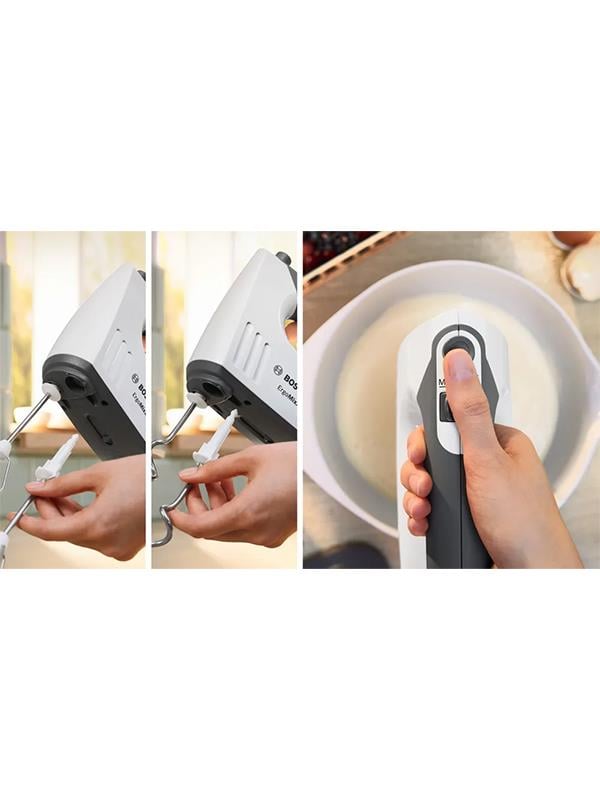 Bosch MFQ37400 El Mikseri  Beyaz, Gri