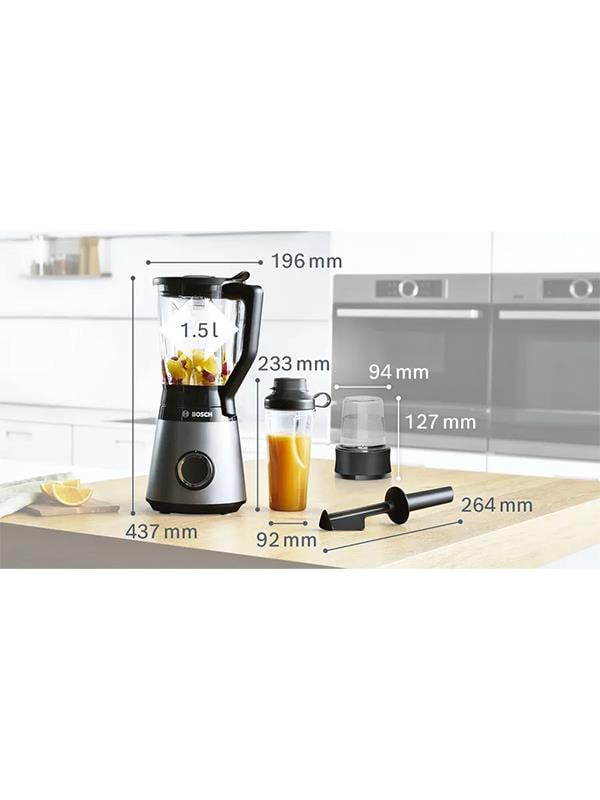 Bosch MMB6177S Blender Inox, Gümüş