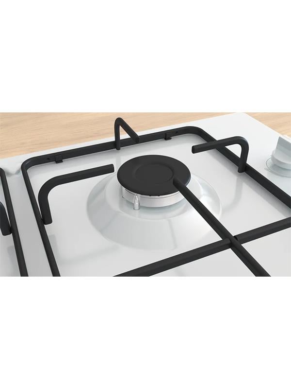 Bosch PBP6C2K80O  Gazlı Ocak 60 cm Emaye, Beyaz