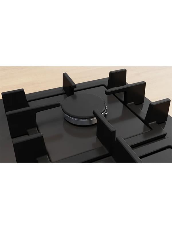 Bosch PNN6B6P40O 60 cm Cam Ankastre Gazlı Ocak Siyah