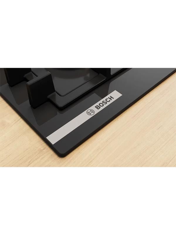 Bosch PNN6B6P40O 60 cm Cam Ankastre Gazlı Ocak Siyah