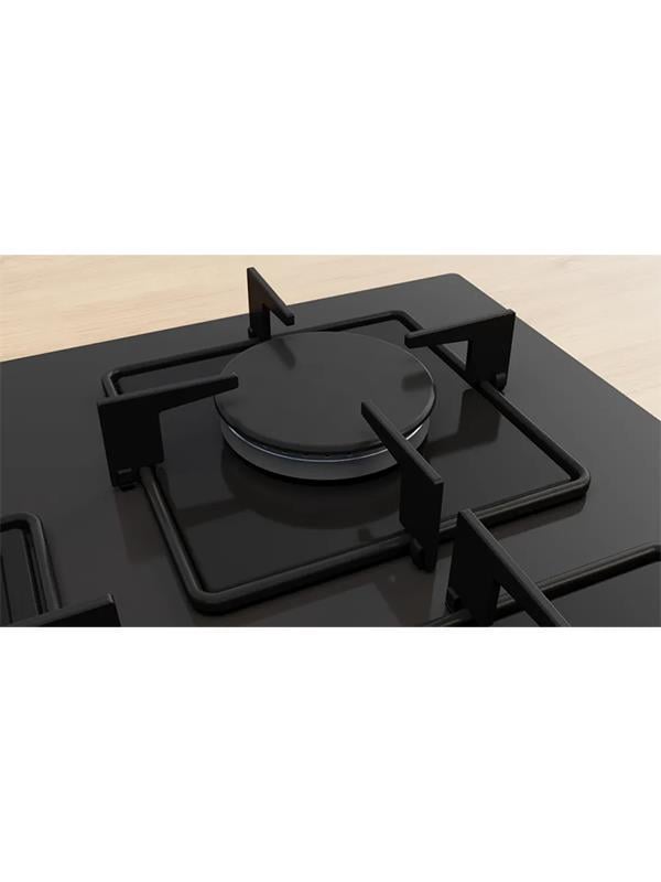 Bosch PNQ7B6P30O 75 cm Cam Ankastre Gazlı Ocak Siyah