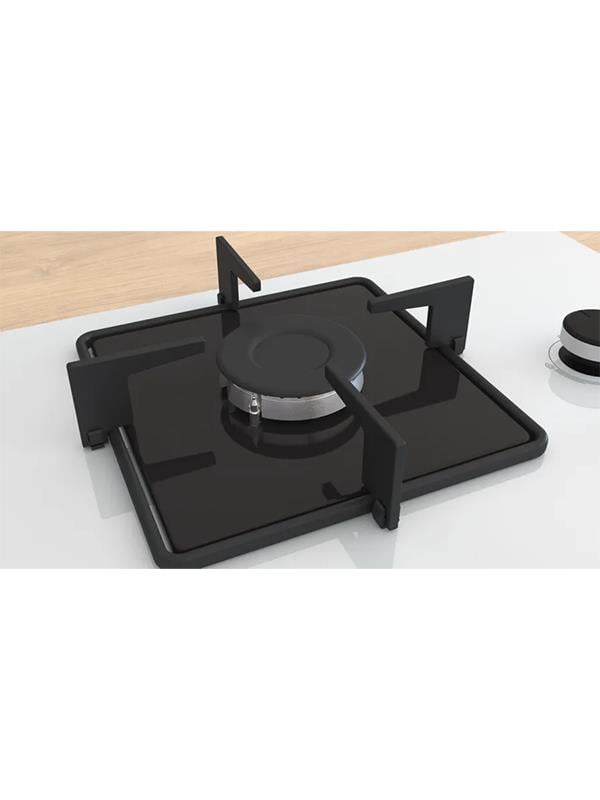 Bosch POP7C2P30O 67 cm Cam Ankastre Gazlı Ocak Beyaz