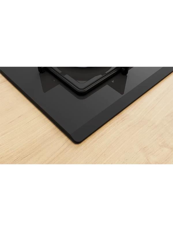 Bosch POP7C6P30O 67 cm Cam Ankastre Gazlı Ocak Siyah