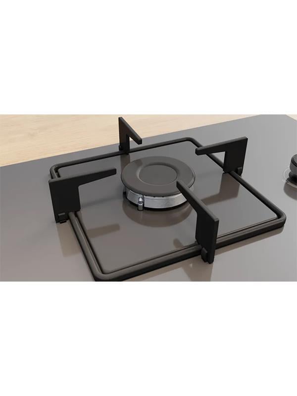 Bosch POP7C9P30O 67 cm Cam Ankastre Gazlı Ocak Antrasit/Gri