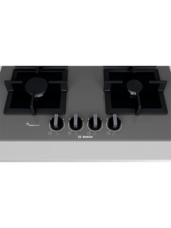Bosch PPP6A9B20 60 cm Cam Ankastre Gazlı Ocak Antrasit/Gri