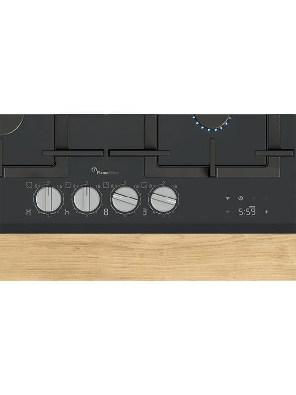 Bosch PRP6A6H40 Gazlı Ocak 60 cm Sert cam, Siyah