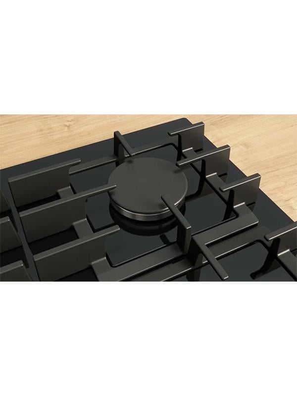 Bosch PRP6A6H40 Gazlı Ocak 60 cm Sert cam, Siyah