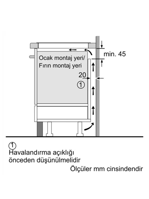 Bosch PUG61KAA5E 60 cm İndüksiyonlu Ocak Siyah