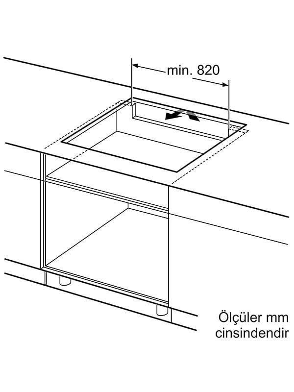 Bosch PXX975DC1E 80 cm İndüksiyonlu Ocak Siyah