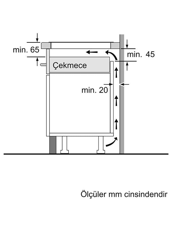 Bosch PXX975DC1E 80 cm İndüksiyonlu Ocak Siyah