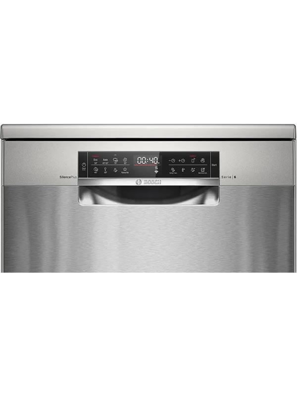 Bosch SMS6EMI70T 8 Programlı Home Connect Bulaşık Makinesi Silver Inox