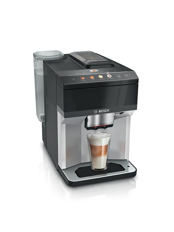 Bosch TPE40307 Tam Otomatik Kahve Makinesi VeroCafe Metalik Inoks Gümüş, Piyano Siyah, Su Tankı