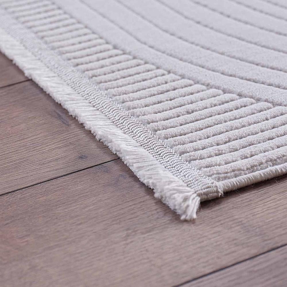 Gümüş Suyu Deco Avior 17447 Geometrik Desenli Halı Krem