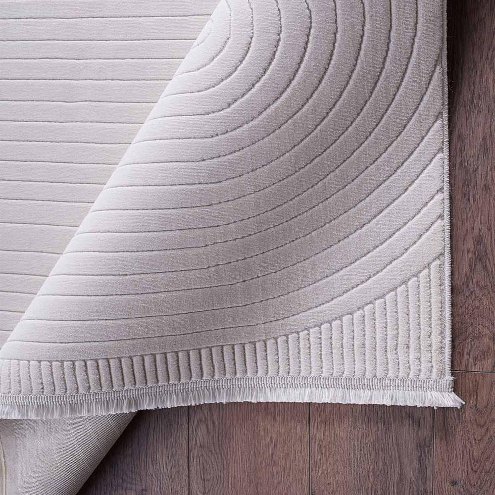 Gümüş Suyu Deco Avior 17447 Geometrik Desenli Halı Krem