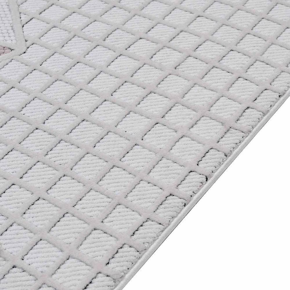 Gümüş Suyu Deco Avior 17452 Krem Geometrik Desenli Halı Multi