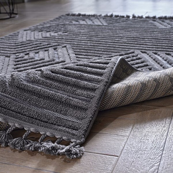 Gümüşsuyu Deco Alvin 12619 Antrasit Dekoratif Halı