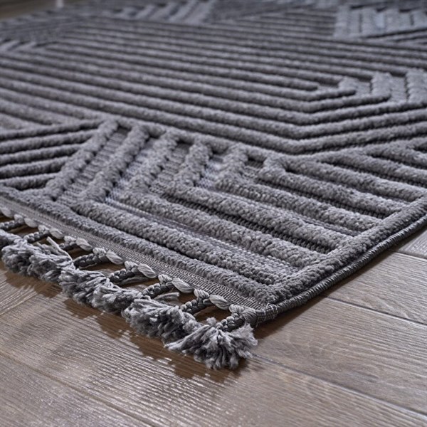 Gümüşsuyu Deco Alvin 12619 Antrasit Dekoratif Halı