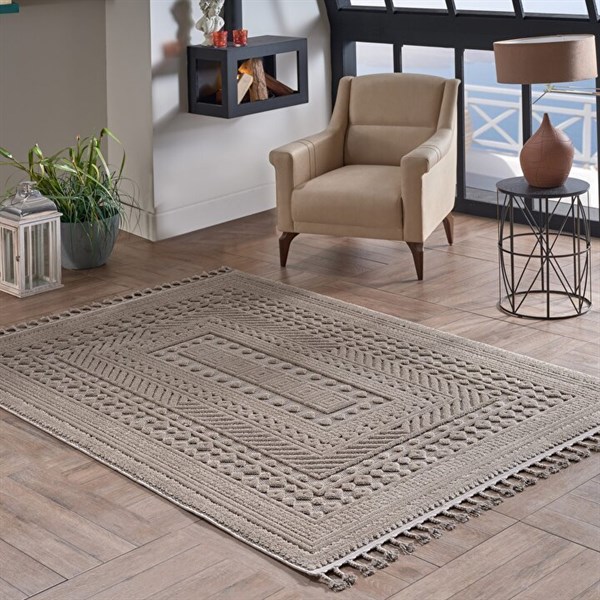 Gümüşsuyu Deco Alvin 12621 Bej Dekoratif Halı