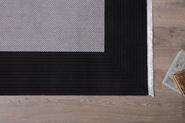 Gümüşsuyu Tierra 12885 Antrasit Dekoratif Halı