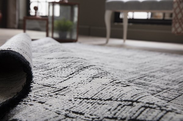 Gümüşsuyu Tierra 12894 Gri Modern Halı