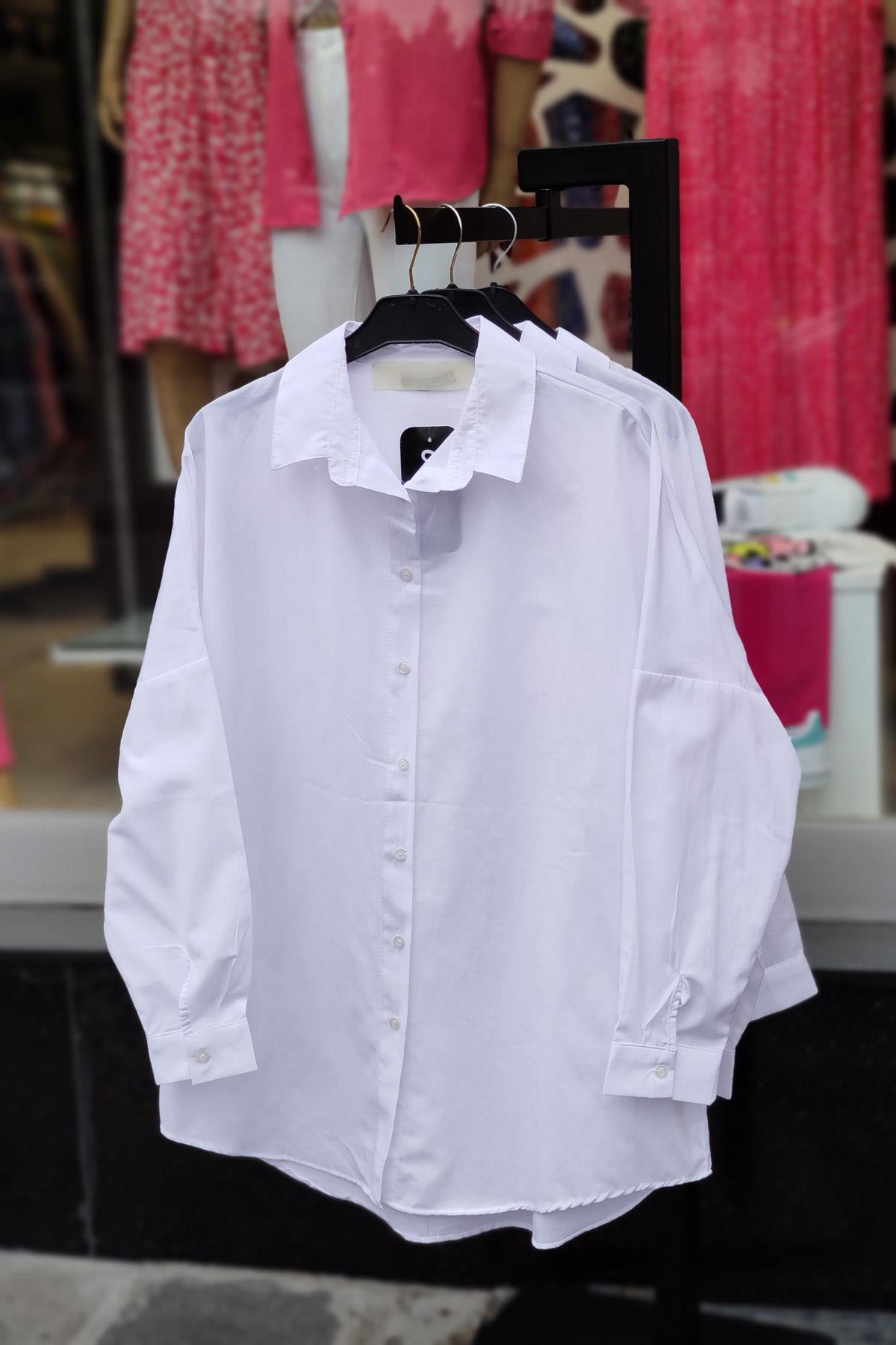 Basic Gömlek - Beyaz BEYAZ