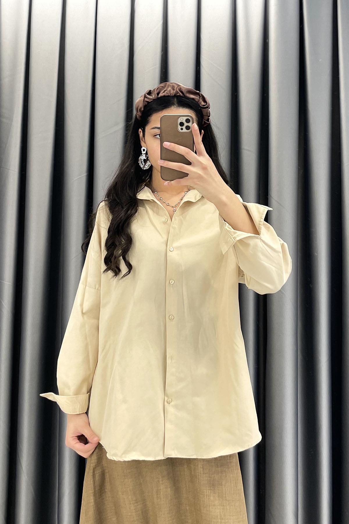 Basic Gömlek - Camel CAMEL