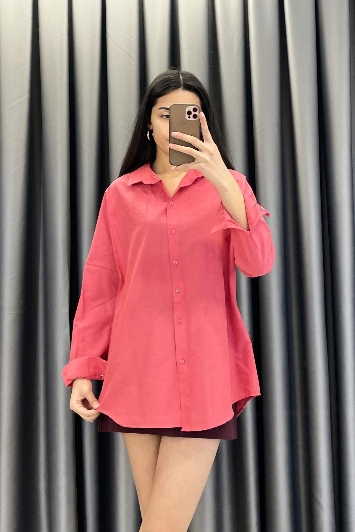 Basic Gömlek - Mercan MERCAN