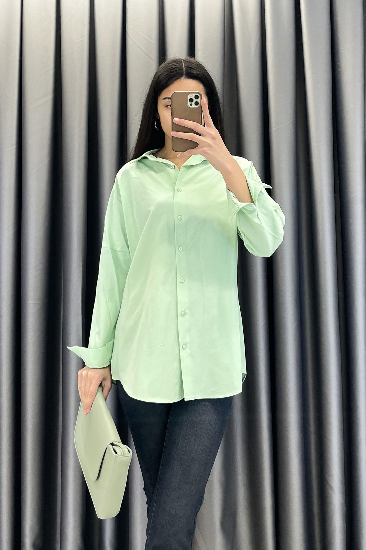 Basic Gömlek - Mint MİNT