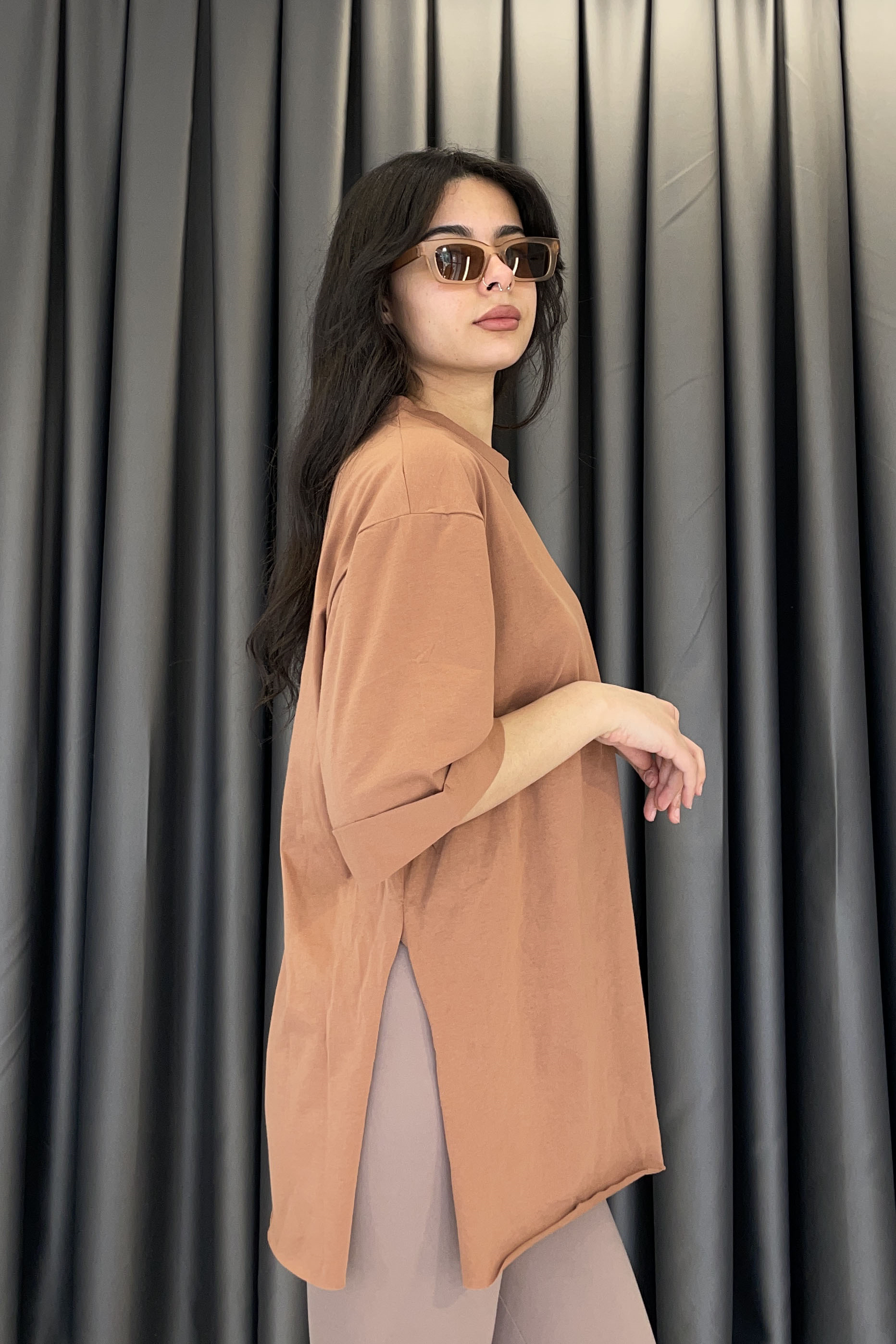 Basıc T-Shirt - Camel CAMEL