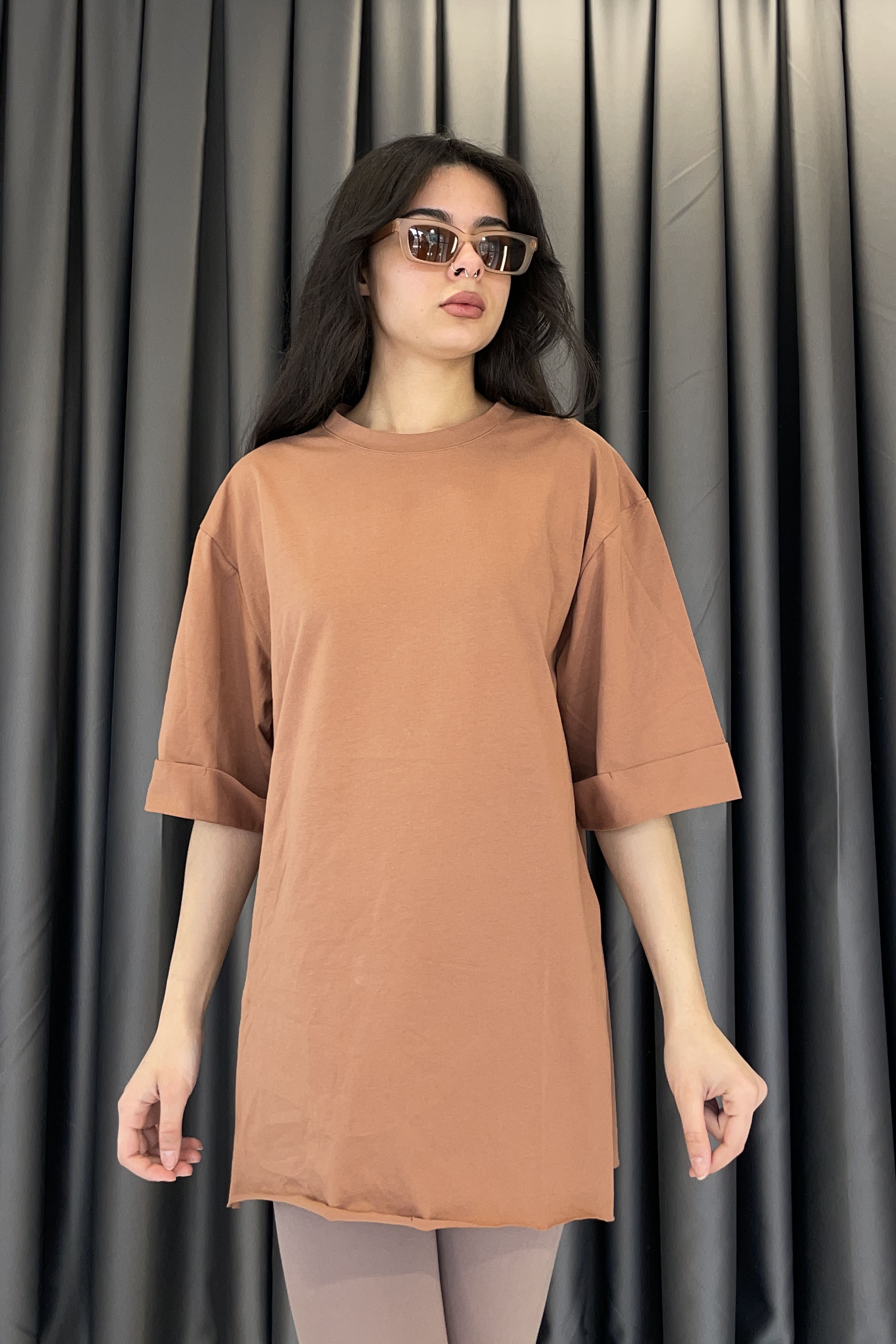 Basıc T-Shirt - Camel CAMEL