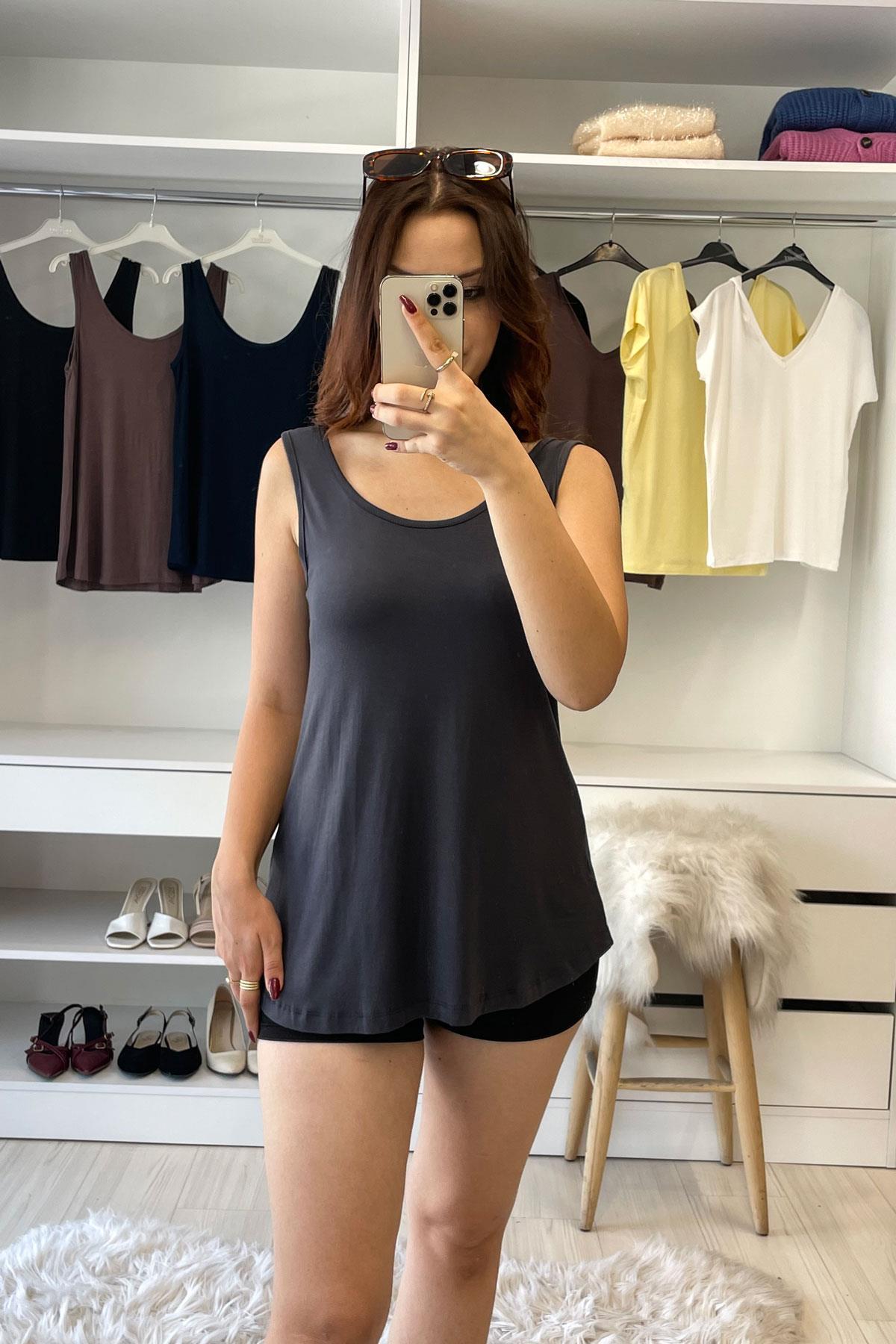 Basic Undershirt-Antrasit ANTRASİT