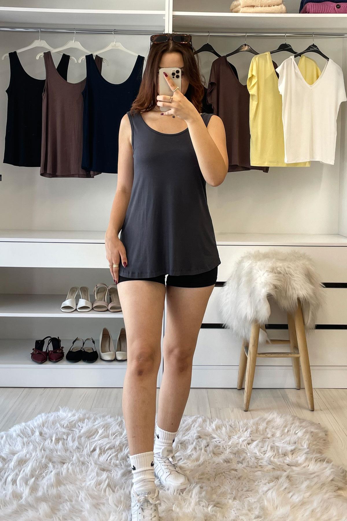 Basic Undershirt-Antrasit ANTRASİT