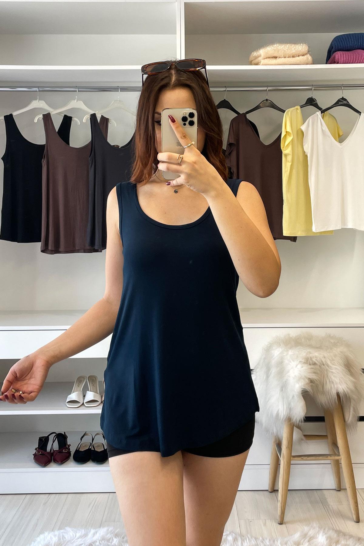 Basic Undershirt-Lacivert LACİVERT