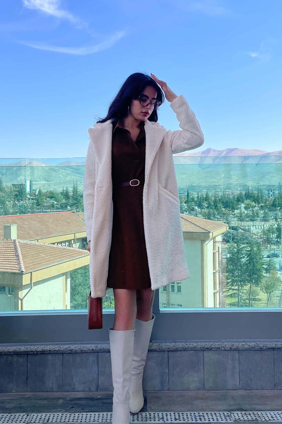 Buklet Kaban - Krem KREM