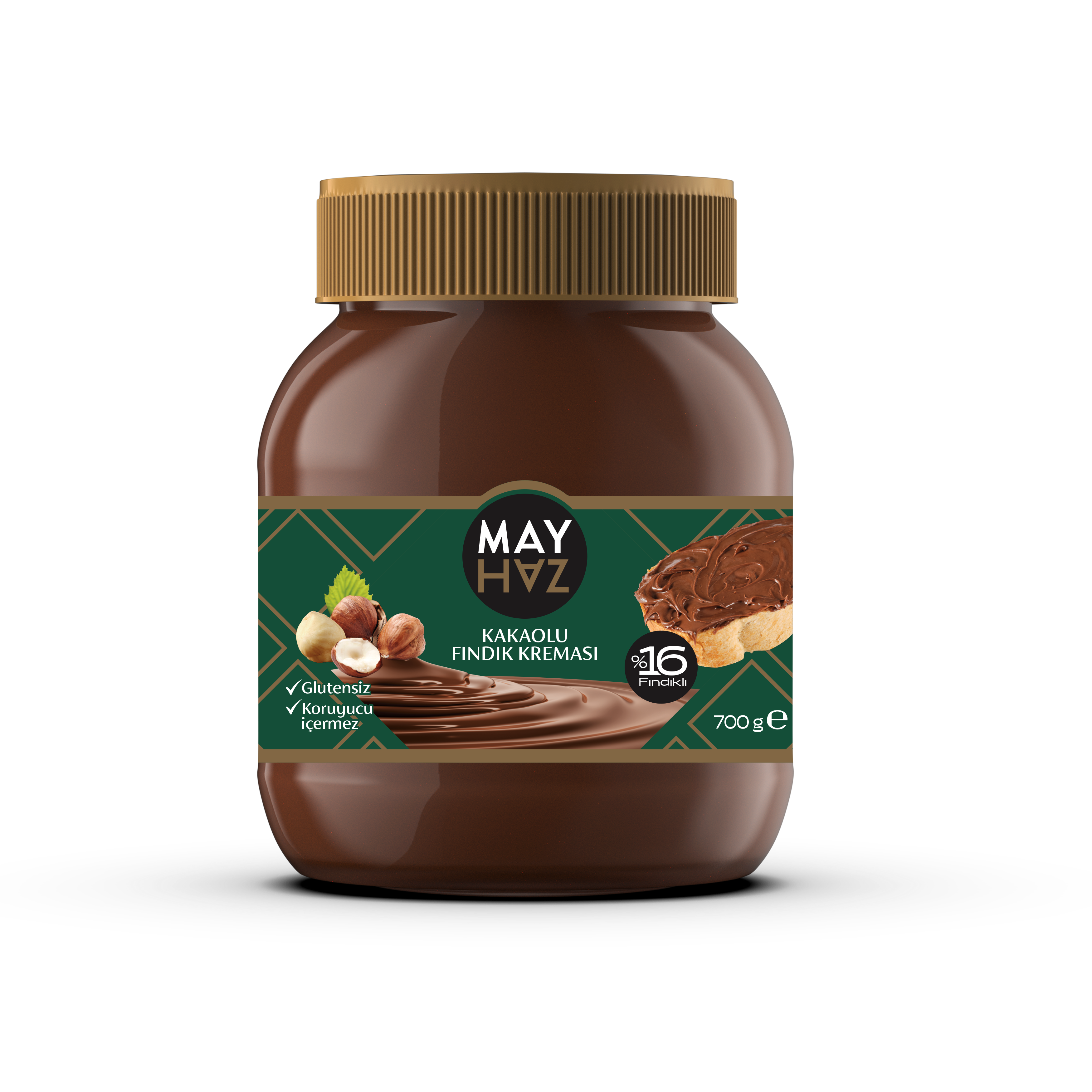 Kakaolu Fındık Kreması(%16 Fındıklı) 700 G