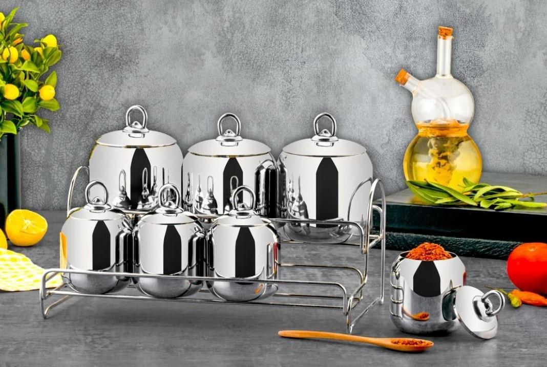 ÖZLİFE Rooz Lisa 15 Parça Baharat Takımı Sade