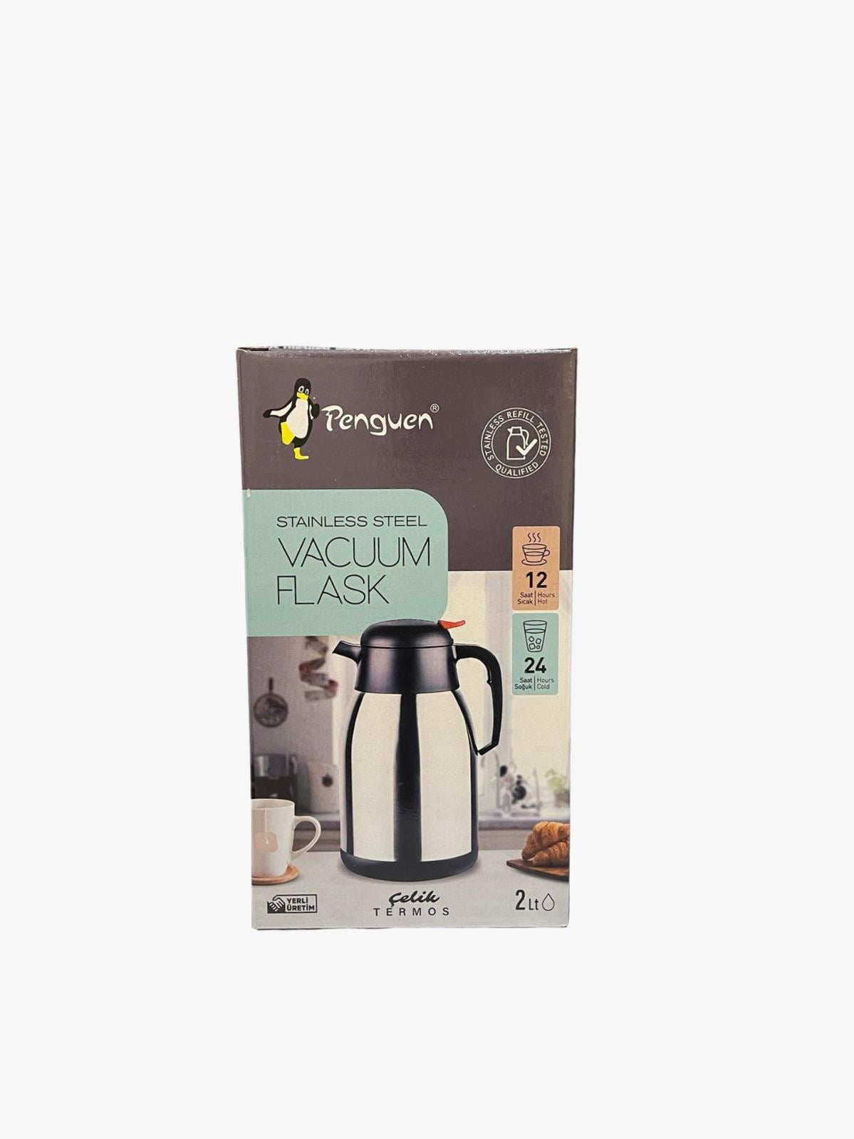 Penguen Çelik Termos 2 LT