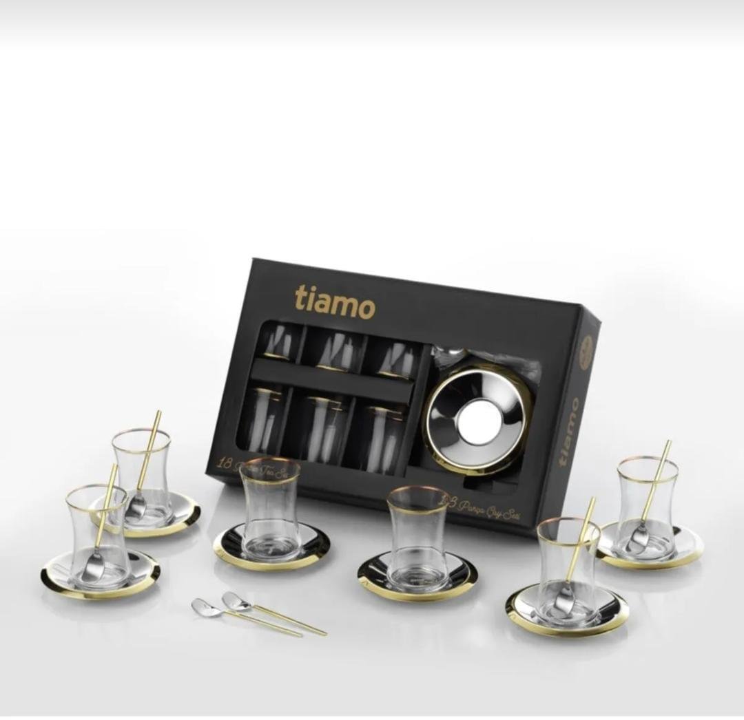Tiamo Bella Gold 18 Parça Çay Seti